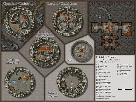 Wizards Tower Map