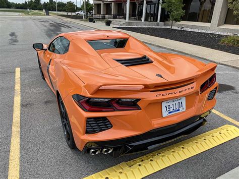 Und Nun Eine C8 Stingray Hardtop Convertible In Amplify Orange Die Wir