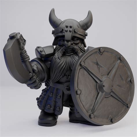 Hot Goblin ドワーフ戦士 ミニチュア 斧と盾 ホットゴブリン