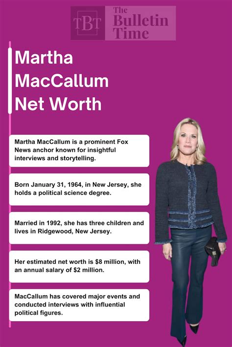 Martha MacCallum Net Worth 2024, Biography, Professional Life, Net