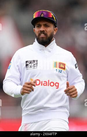 Manchester UK 22nd Aug 2024 Harry Brook Of England Celebrates His