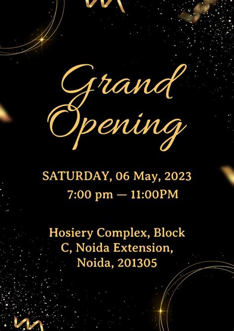 11k Free Grand Opening Invitation Templates