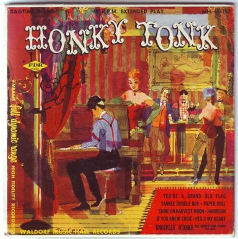 Knuckles O Toole His Honkytonk Piano And Orch Honky Tonk Inch Ep