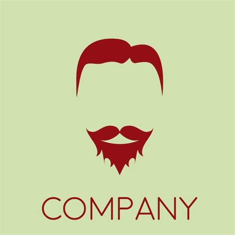 Premium Vector Vector Abstract Man With Beard On Flat Design