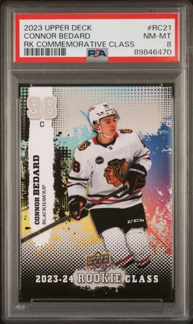 2023 24 UPPER DECK Series 2 Connor Bedard Rookie Classe Commemorativa