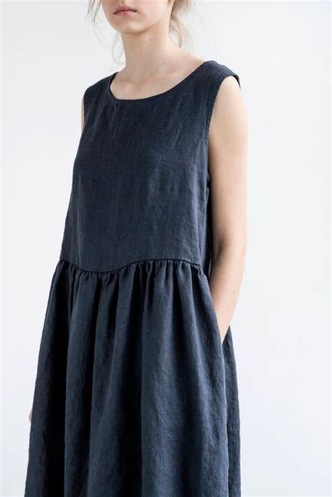 Summer Linen Dresses Sleeveless Dress Summer Casual Dresses Linen