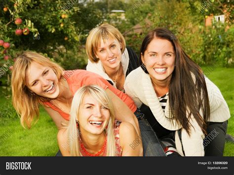 Group Happy Friends Image And Photo Free Trial Bigstock