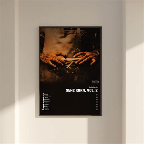 Eladio Carri N Sen Kbrn Vol Album Cover Poster Wall Art Eladio