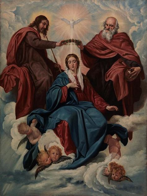 the Coronation of the Virgin Painting by Diego Velazquez - Fine Art America