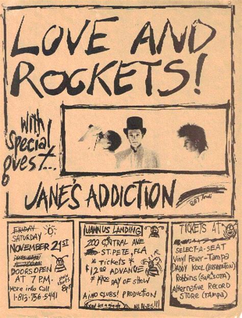 Janesaddiction Org Tour Info Jane S Addiction November