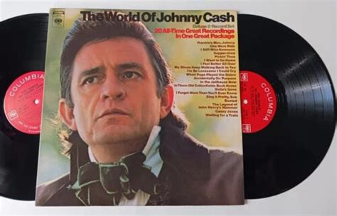 The World Of Johnny Cash Vinyl 2XLP 1970 Columbia 2 Eye Plays