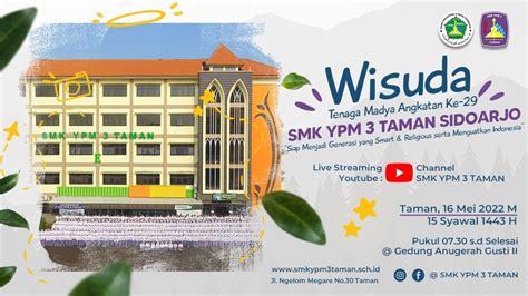 WISUDA TENAGA MADYA KE 29 SMK YPM 3 TAMAN YouTube