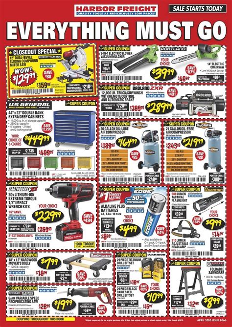 Harbor Freight Flyer Sale Apr 01 Apr 30 2020