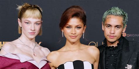 Euphoria Stars Zendaya Hunter Schafer And Dominic Fike Talk Season Two S Controversial Love