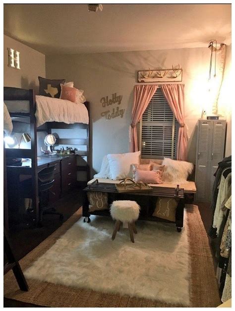 60 Elegant Dorm Room Decorating Ideas 17 Girls Dorm Room Dorm Room