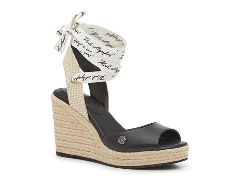 Karl Lagerfeld Paris Cecilia Espadrille Wedge Sandal Free Shipping DSW