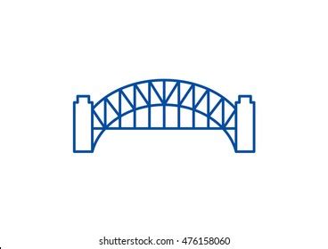 Sydney Harbour Bridge Icon Stock Vector Royalty Free