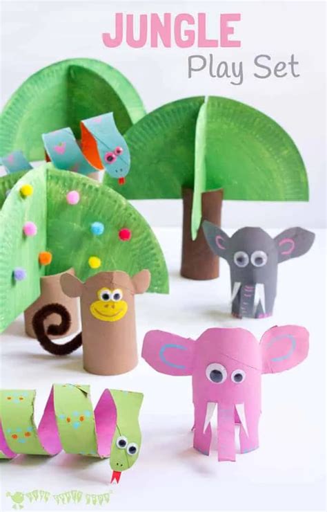 9+ Jungle Animal Crafts - KayleighIndia