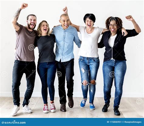 Diverse People With Teamwork Concept Stock Image Image Of Descent