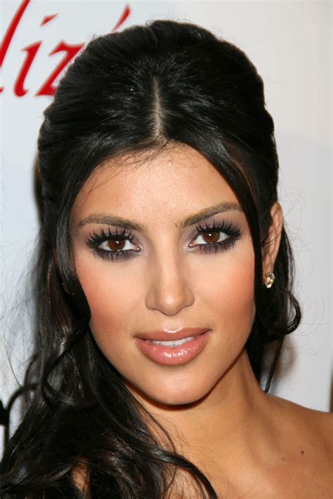 Kim Kardashian Purple Smokey Eye