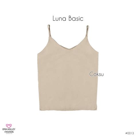 Tank Top V Neck Nude Fesyen Wanita Pakaian Wanita Atasan Di Carousell