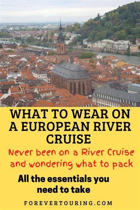 An Aerial View Of Europe With The Text What To Wear On A European River