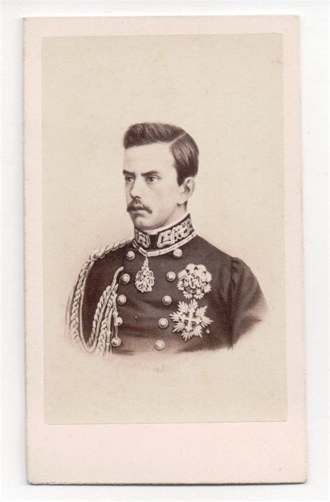 Vintage Cdv King Umberto I Of Italy Military Uniform Medals Neurdein