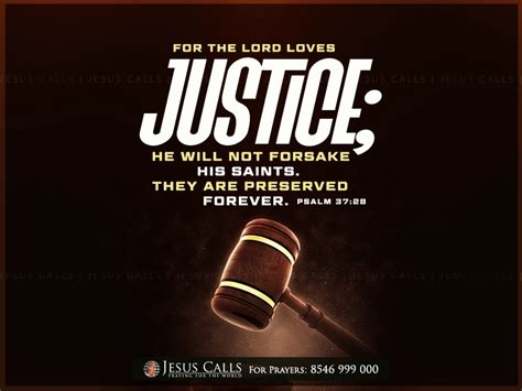 God Blesses Those Who Show Justice