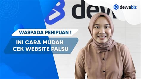 Waspada Penipuan Ini Cara Mudah Cek Website Palsu YouTube