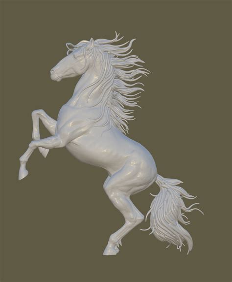 3D Horse sculpture 3D model 3D printable | CGTrader