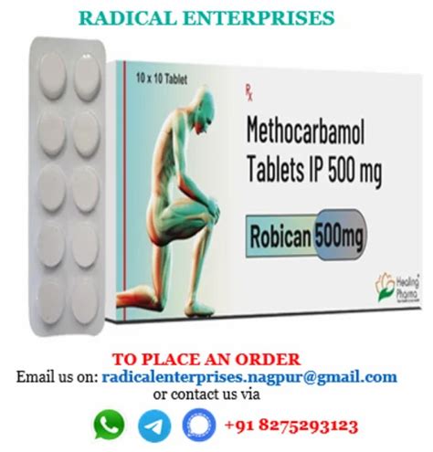 Methocarbamol 500mg Tablets At Rs 170 Box In Nagpur Id 2852469432688