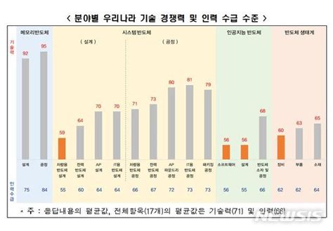 전문가들 韓 Ai·차량용 반도체 경쟁력은 60점