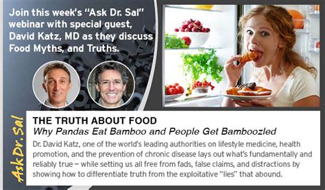 THE TRUTH ABOUT FOOD With Guest Dr David Katz Pivio By Lifestyle