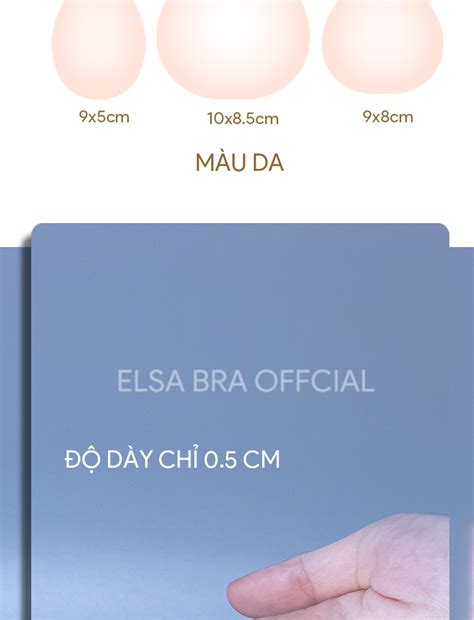 Miếng Dán Silicon Che Rãnh Vùng Kín Elsa Bra Chống Lộ Khi Mặc Đồ Bơi Bikini Legging Gym