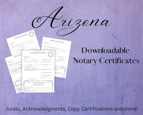 Custom Notary Certificates Loan Signing Jurats Acknowledgements