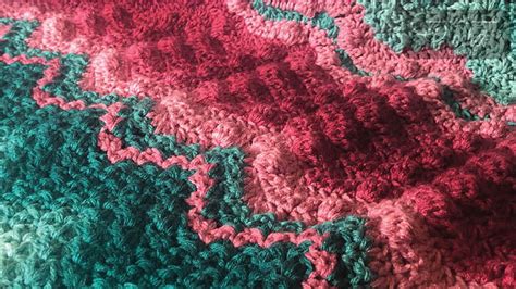 tone wave crochet blanket pattern weave crochet