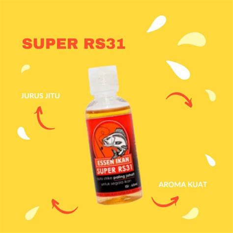 RS31 Essen Ikan Super Essence Pancing Aroma Gurih Amis Untuk Babon