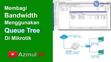 Cara Membagi Bandwidth Client Menggunakan Queue Tree Di Mikrotik Youtube