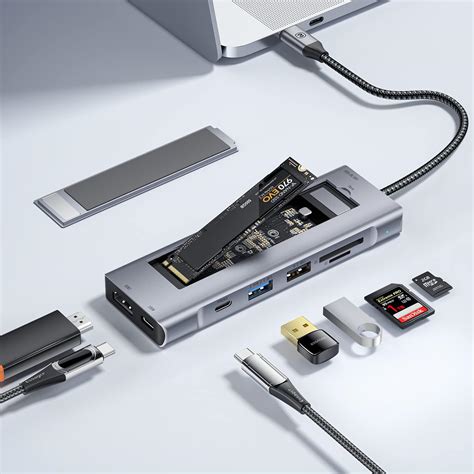 Essager Docking Station Per Ssd M Nvme E Sata Adattatore Usb M