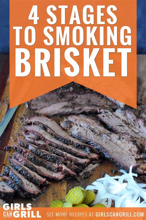 The 4 Stages To Smoking A Brisket Smoked Brisket Smoked Cooking Brisket Recipes