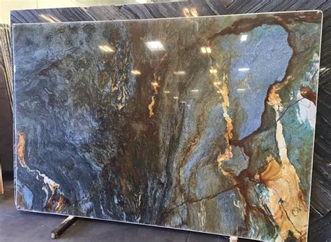 Blue Louise Quartzite Natural Polished Stone Slabs Blue Quartzite Slabs