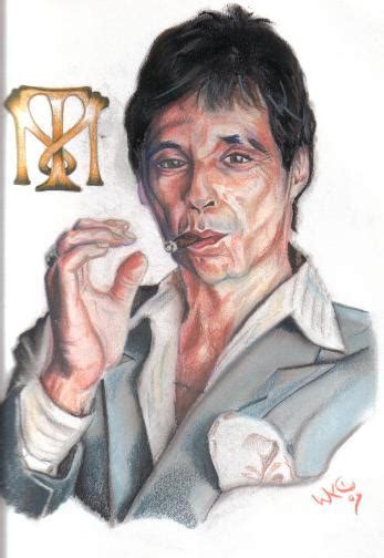 Tony Montana Smoking Tabacco By Culterano7 On Deviantart