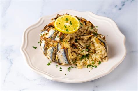 Premium Photo Anchovy Pilaf Hamsi Pilav Turkish Cuisine Black Sea