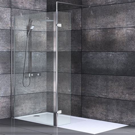 Nova 1700 X 800 Wet Room 1000mm Screen Return Panel Tray Wet