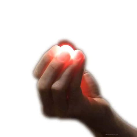 Appearing Magical Lights From Nowhere Red Blue Color