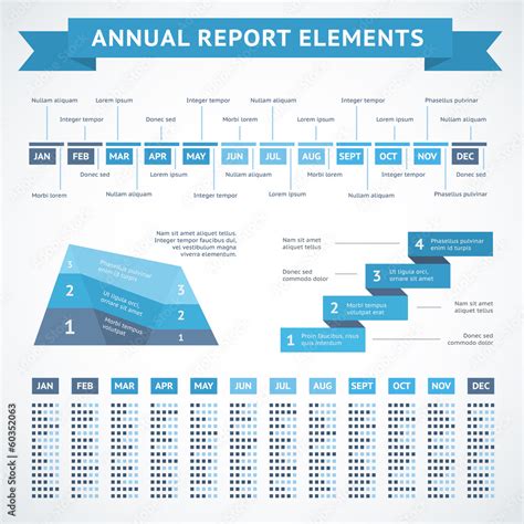 Presentation infographics charts for finance Stock Vector | Adobe Stock