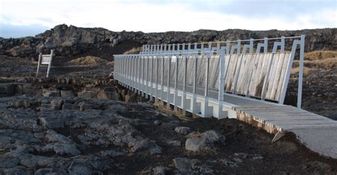 Continental divide bridge (Europe to North America), Iceland ...