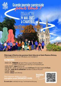 Pélé à Chartres 14 mai 2023 Inscriptions ouvertes Saint Saturnin