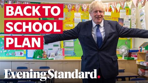 Boris Johnson Says Septembers Back To School Plan Is Covid Secure