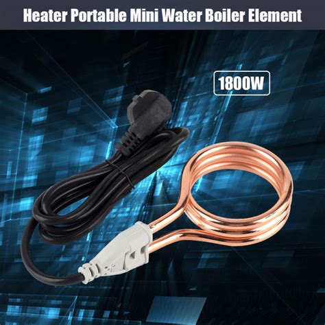 Immersion Heater Water Heating V W Travel Heater Portable Mini